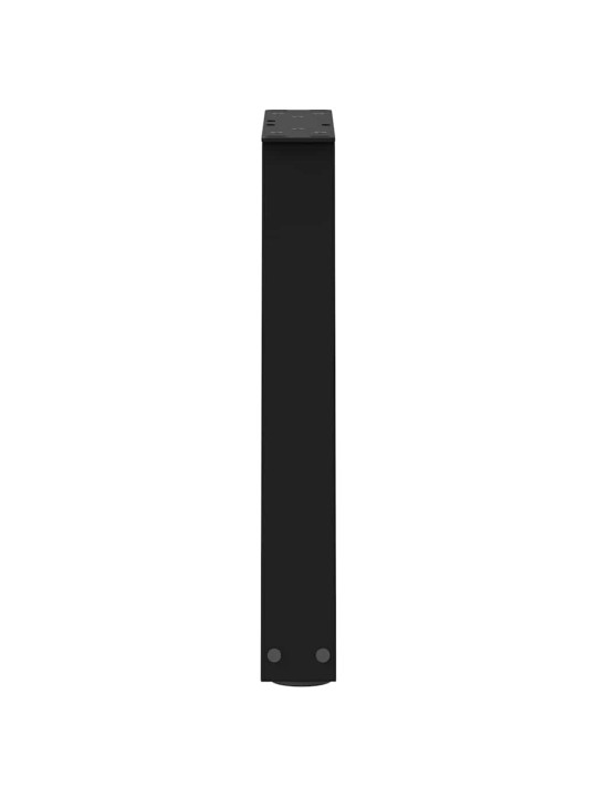 Sohvapöydän jalat v-muotoiset 2 kpl musta 38x(42-43,3) cm teräs
