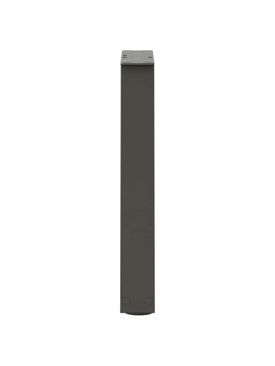 Sohvapöydän jalat v-muotoiset 2 kpl antrasiitti 38x(42-43,3) cm teräs
