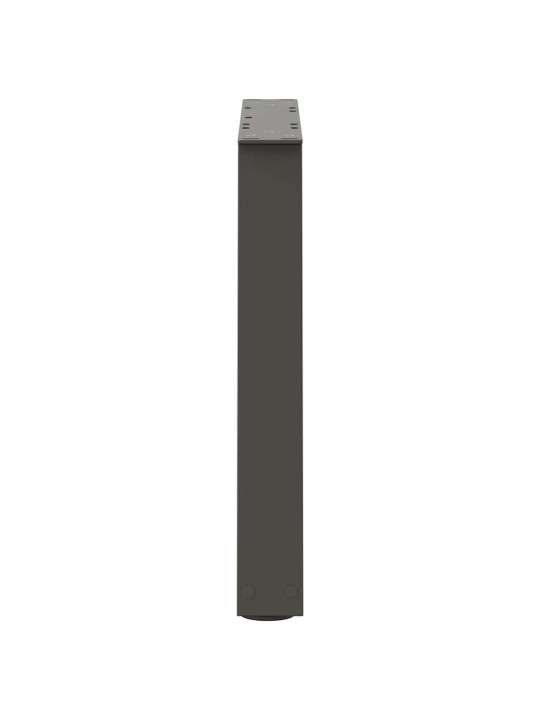 Sohvapöydän jalat v-muotoiset 2 kpl antrasiitti 50x(42-43,3) cm teräs