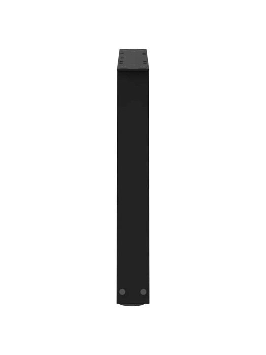 Sohvapöydän jalat v-muotoiset 2 kpl musta 60x(42-43,3) cm teräs