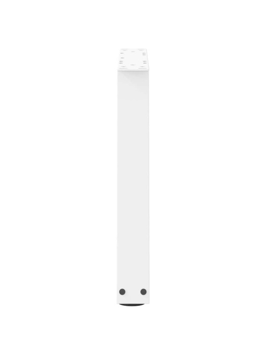 Sohvapöydän jalat v-muotoiset 2 kpl valkoinen 60x(42-43,3) cm teräs