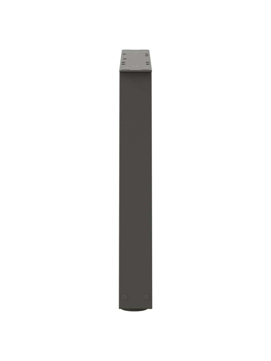 Sohvapöydän jalat v-muotoiset 2 kpl antrasiitti 60x(42-43,3) cm teräs