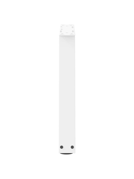 Sohvapöydän jalat v-muotoiset 2 kpl valkoinen 70x(42-43,3) cm teräs