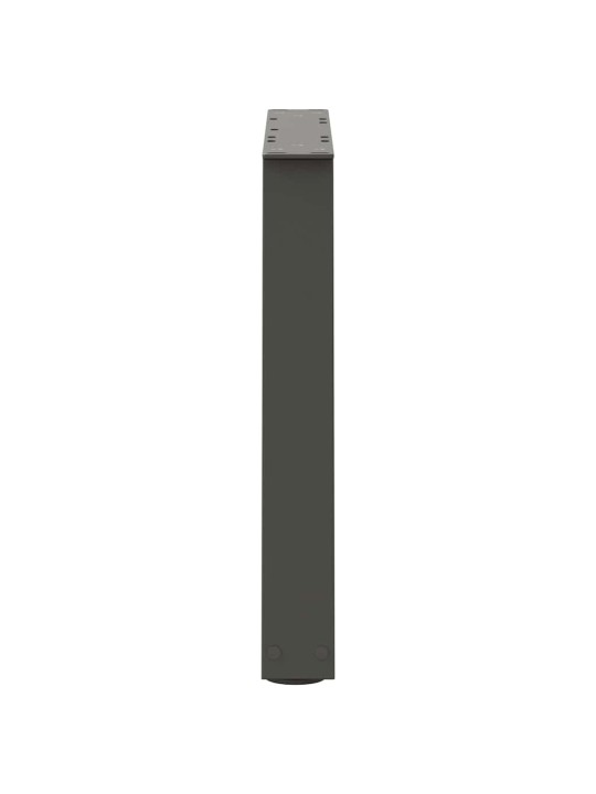 Sohvapöydän jalat v-muotoiset 2 kpl antrasiitti 70x(42-43,3) cm teräs