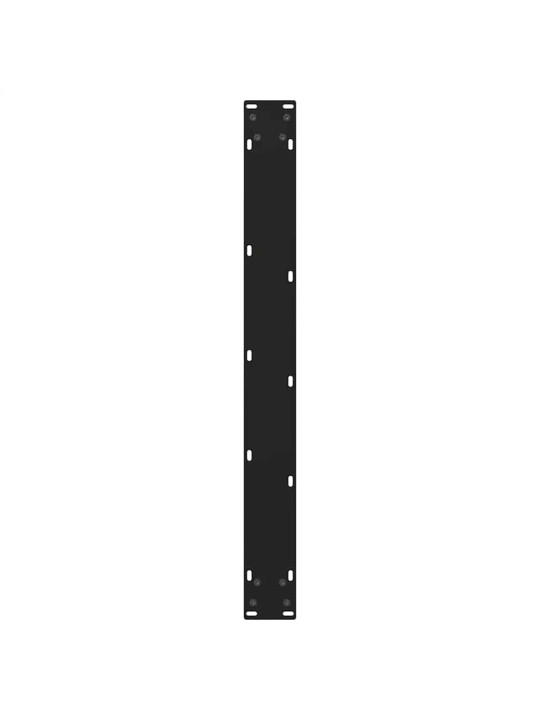 Ruokapöydän jalat v-muotoiset 2 kpl musta 80x(72-73,3) cm teräs