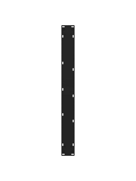 Ruokapöydän jalat v-muotoiset 3 kpl musta 70x(72-73,3) cm teräs