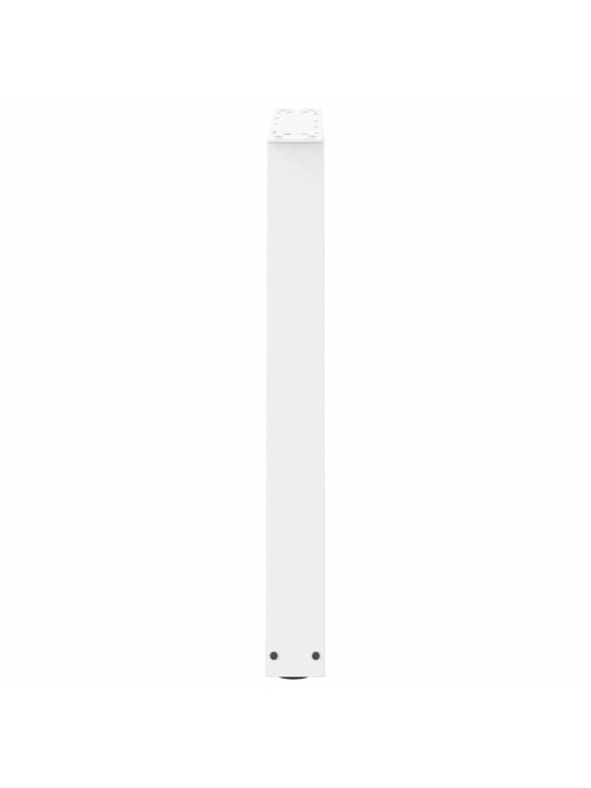 Ruokapöydän jalat v-muotoiset 3 kpl valkoinen 70x(72-73,3) cm teräs