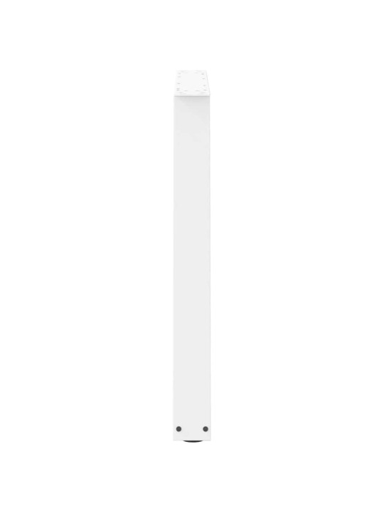 Ruokapöydän jalat v-muotoiset 3 kpl valkoinen 100 x (72-73,3) cm teräs