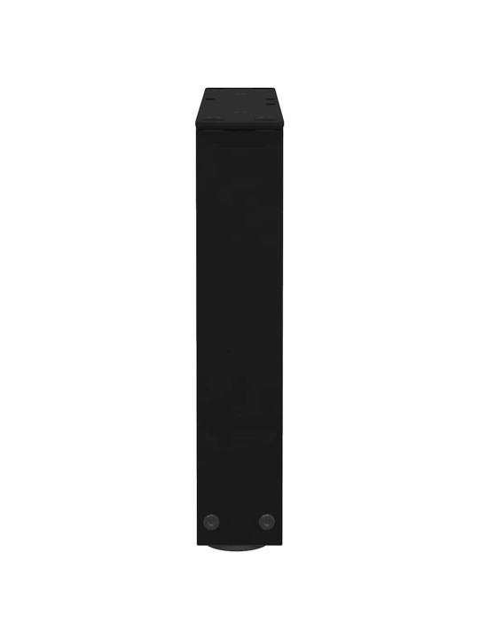 Sohvapöydän jalat v-muotoiset 2 kpl musta 30x(30-31,3) cm teräs