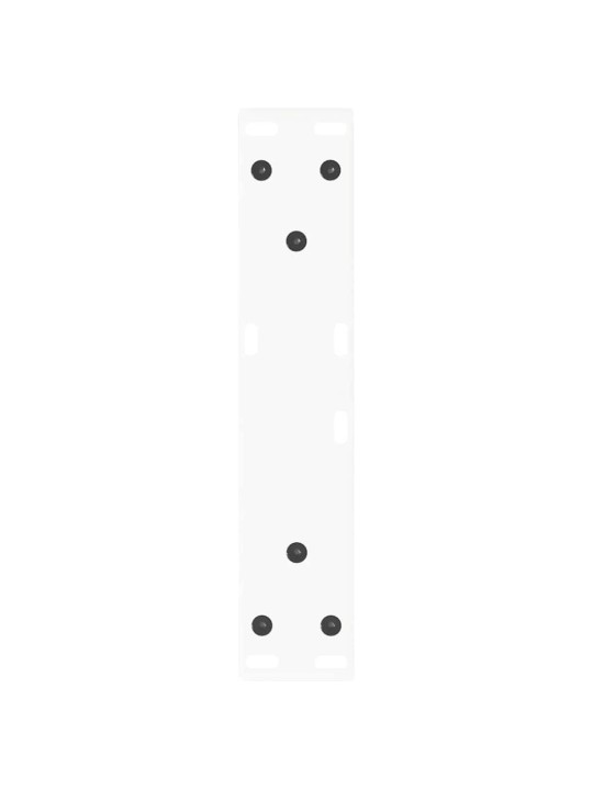 Sohvapöydän jalat v-muotoiset 2 kpl valkoinen 30x(30-31,3) cm teräs