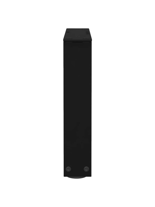 Sohvapöydän jalat v-muotoiset 2 kpl musta 40x(30-31,3) cm teräs
