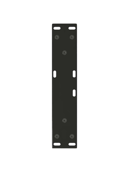 Sohvapöydän jalat v-muotoiset 2 kpl musta 40x(30-31,3) cm teräs