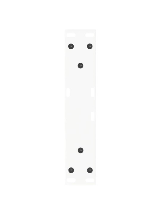 Sohvapöydän jalat v-muotoiset 2 kpl valkoinen 40x(30-31,3) cm teräs