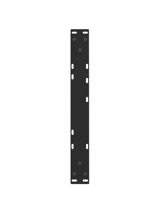 Sohvapöydän jalat v-muotoiset 2 kpl musta 60x(30-31,3) cm teräs