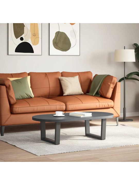 Sohvapöydän jalat v-muotoiset 2 kpl antrasiitti 60x(30-31,3) cm teräs