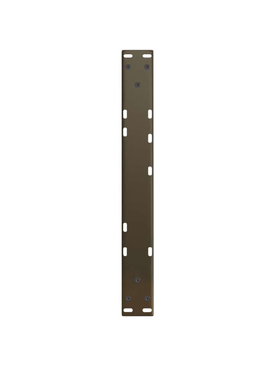 Sohvapöydän jalat v-muotoiset 2 kpl luonnonvärinen teräs 60x(30-31,3) cm teräs