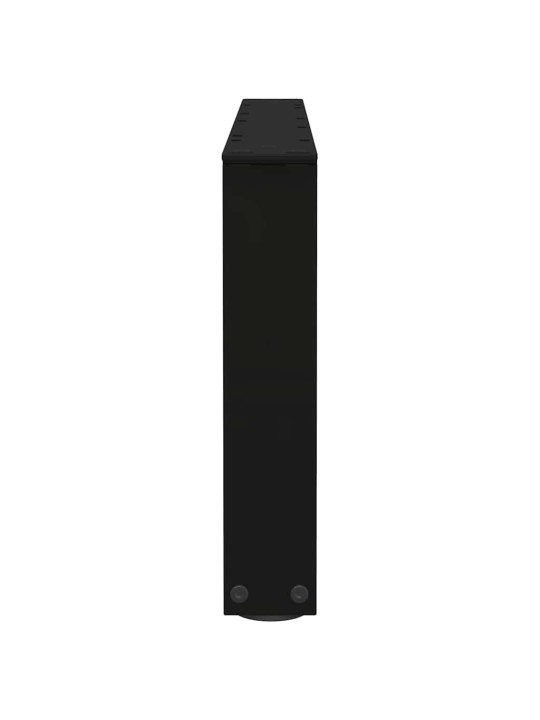 Sohvapöydän jalat v-muotoiset 2 kpl musta 70x(30-31,3) cm teräs