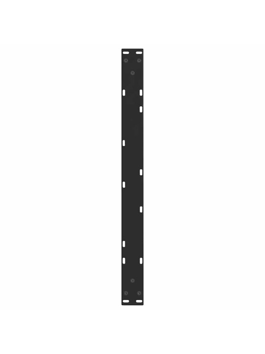 Sohvapöydän jalat v-muotoiset 2 kpl musta 70x(30-31,3) cm teräs