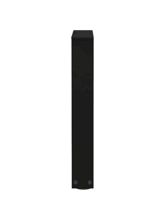 Sohvapöydän jalat v-muotoiset 2 kpl musta 38x(42-43,3) cm teräs