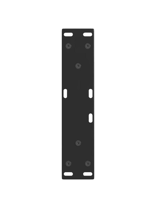 Sohvapöydän jalat v-muotoiset 2 kpl musta 38x(42-43,3) cm teräs