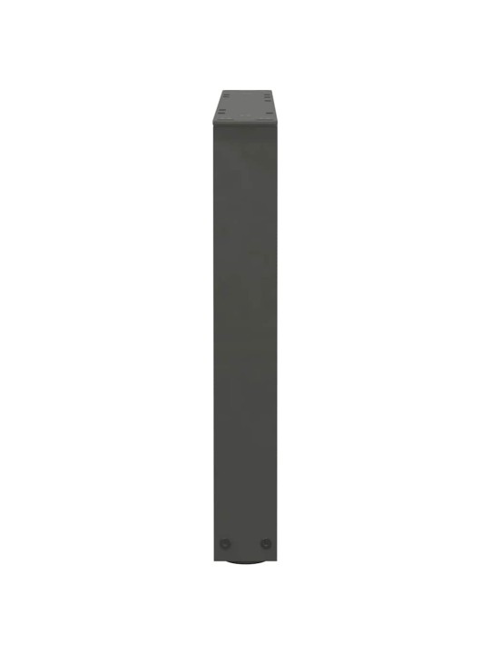 Sohvapöydän jalat v-muotoiset 2 kpl antrasiitti 50x(42-43,3) cm teräs