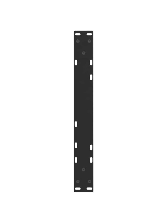 Sohvapöydän jalat v-muotoiset 2 kpl musta 60x(42-43,3) cm teräs