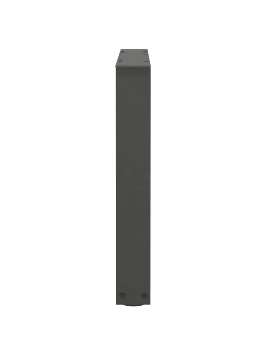 Sohvapöydän jalat v-muotoiset 2 kpl antrasiitti 60x(42-43,3) cm teräs