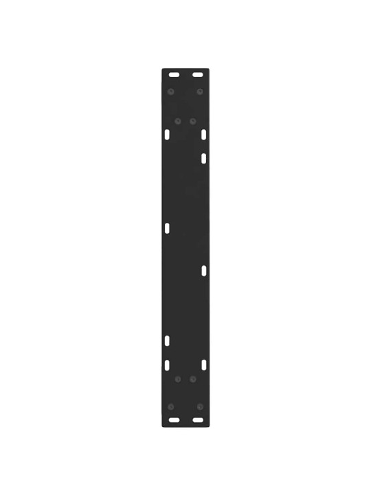 Ruokapöydän jalat v-muotoiset 2 kpl musta 60x(72-73,3) cm teräs