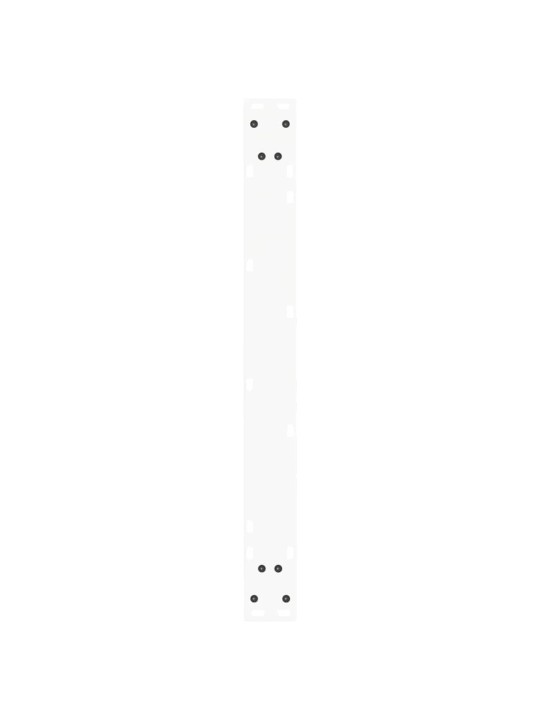 Ruokapöydän jalat v-muotoiset 2 kpl valkoinen 80x(72-73,3) cm teräs