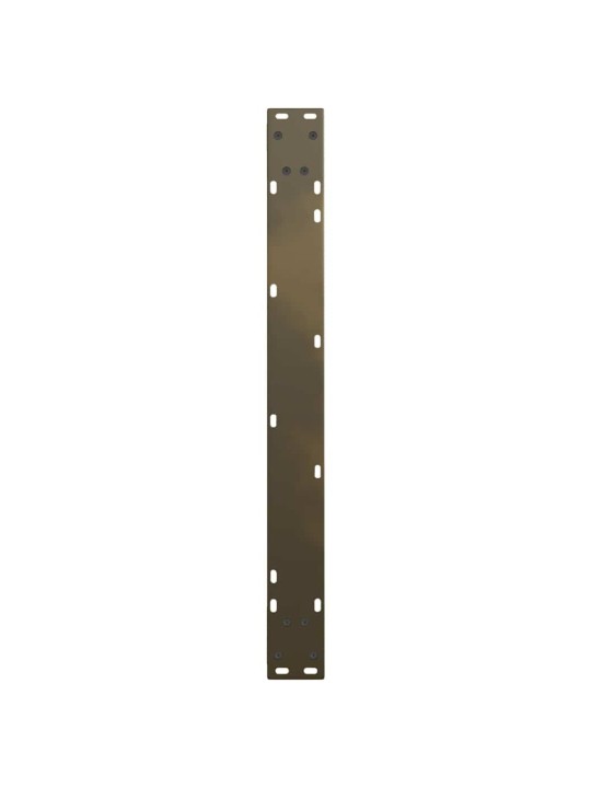 Ruokapöydän jalat v-muotoiset 2 kpl luonnonvärinen teräs 80x(72-73,3) cm teräs