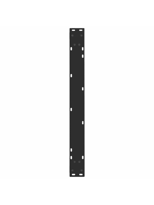 Ruokapöydän jalat v-muotoiset 2 kpl musta 90x(72-73,3) cm teräs