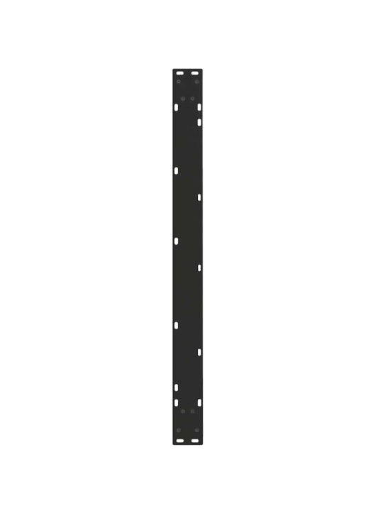 Ruokapöydän jalat v-muotoiset 2 kpl musta 100 x (72-73,3) cm teräs
