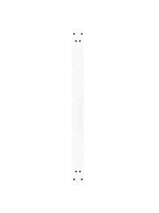 Ruokapöydän jalat v-muotoiset 2 kpl valkoinen 100x(72-73,3) cm teräs