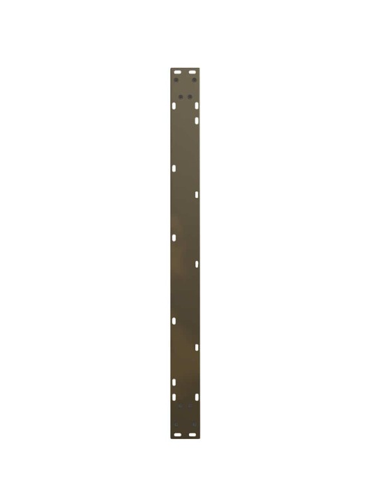 Ruokapöydän jalat v-muotoiset 2 kpl luonnonvärinen teräs 100 x (72-73,3) cm teräs