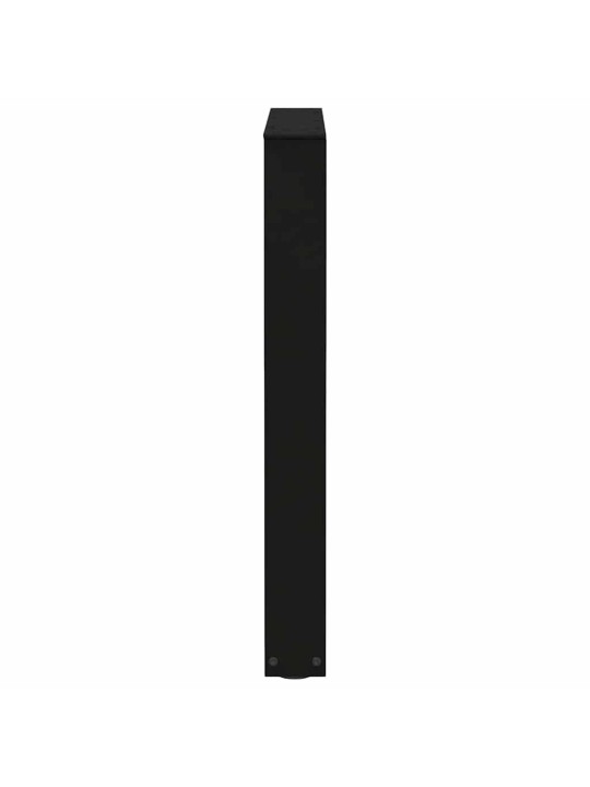 Ruokapöydän jalat v-muotoiset 3 kpl musta 70x(72-73,3) cm teräs