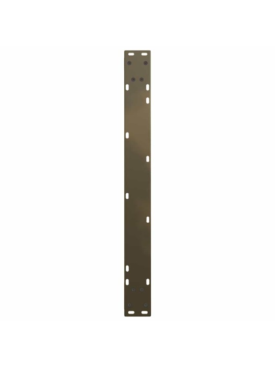 Ruokapöydän jalat v-muotoiset 3 kpl luonnonvärinen teräs 80x(72-73,3) cm teräs