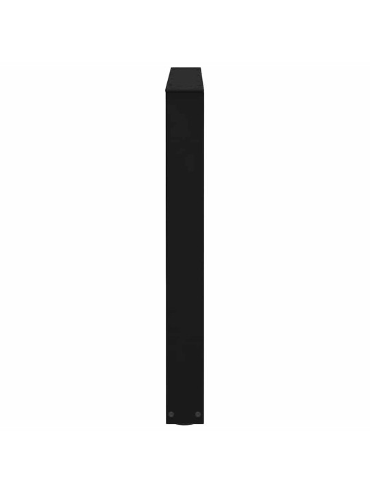 Ruokapöydän jalat v-muotoiset 3 kpl musta 90x(72-73,3) cm teräs