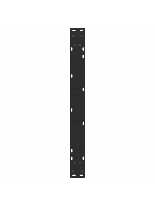 Ruokapöydän jalat v-muotoiset 3 kpl musta 90x(72-73,3) cm teräs