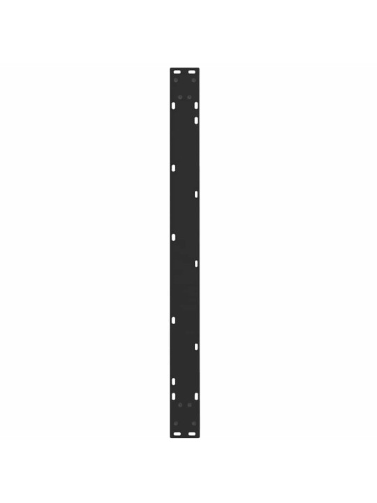 Ruokapöydän jalat v-muotoiset 3 kpl musta 100 x (72-73,3) cm teräs