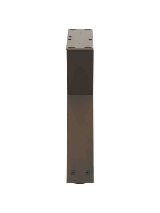 Sohvapöydän jalat 2 kpl luonnonvärinen teräs 30x(30-31,3) cm teräs