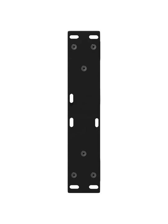 Sohvapöydän jalat 2 kpl musta 40x(30-31,3) cm teräs