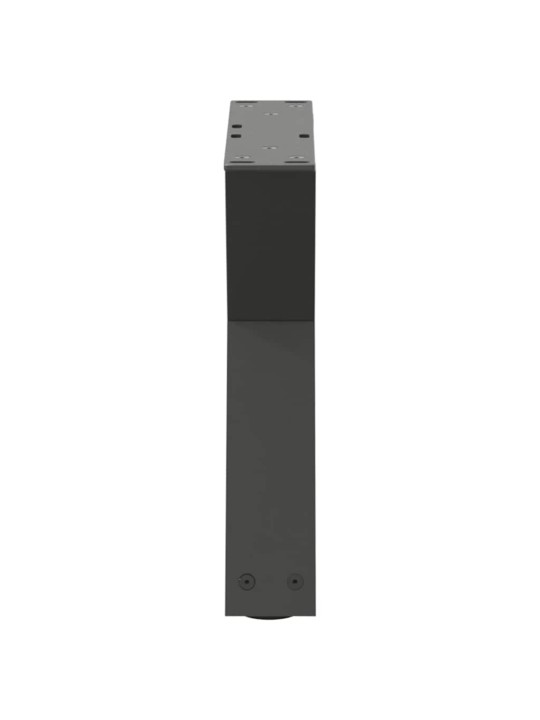 Sohvapöydän jalat 2 kpl antrasiitti 40x(30-31,3) cm teräs