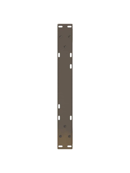 Sohvapöydän jalat 2 kpl luonnonvärinen teräs 50x(30-31,3) cm teräs