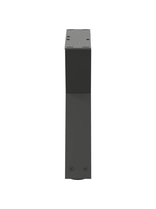 Sohvapöydän jalat 2 kpl antrasiitti 60x(30-31,3) cm teräs