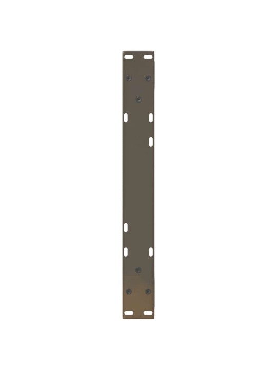 Sohvapöydän jalat 2 kpl luonnonvärinen teräs 60x(30-31,3) cm teräs