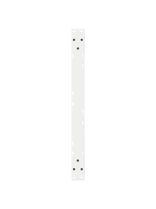 Sohvapöydän jalat 2 kpl valkoinen 70x(30-31,3) cm teräs
