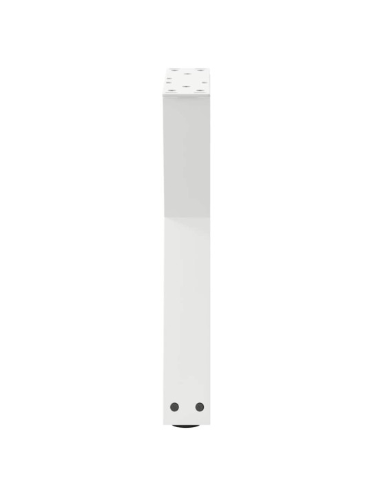 Sohvapöydän jalat 2 kpl valkoinen 28x(42-43,3) cm teräs