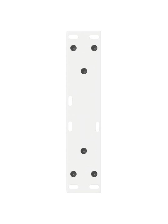 Sohvapöydän jalat 2 kpl valkoinen 28x(42-43,3) cm teräs