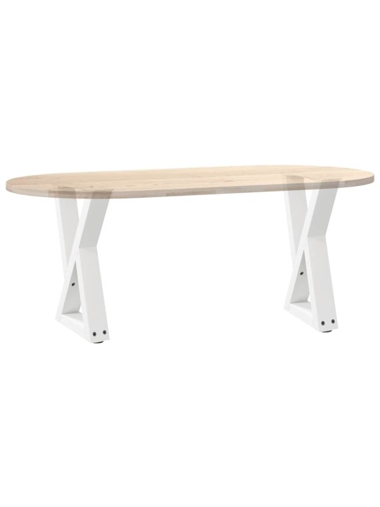 Sohvapöydän jalat 2 kpl valkoinen 28x(42-43,3) cm teräs