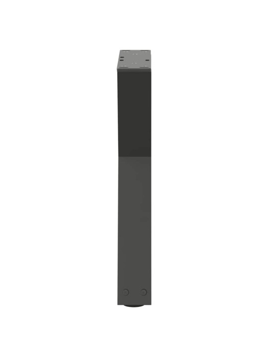 Sohvapöydän jalat 2 kpl antrasiitti 28x(42-43,3) cm teräs
